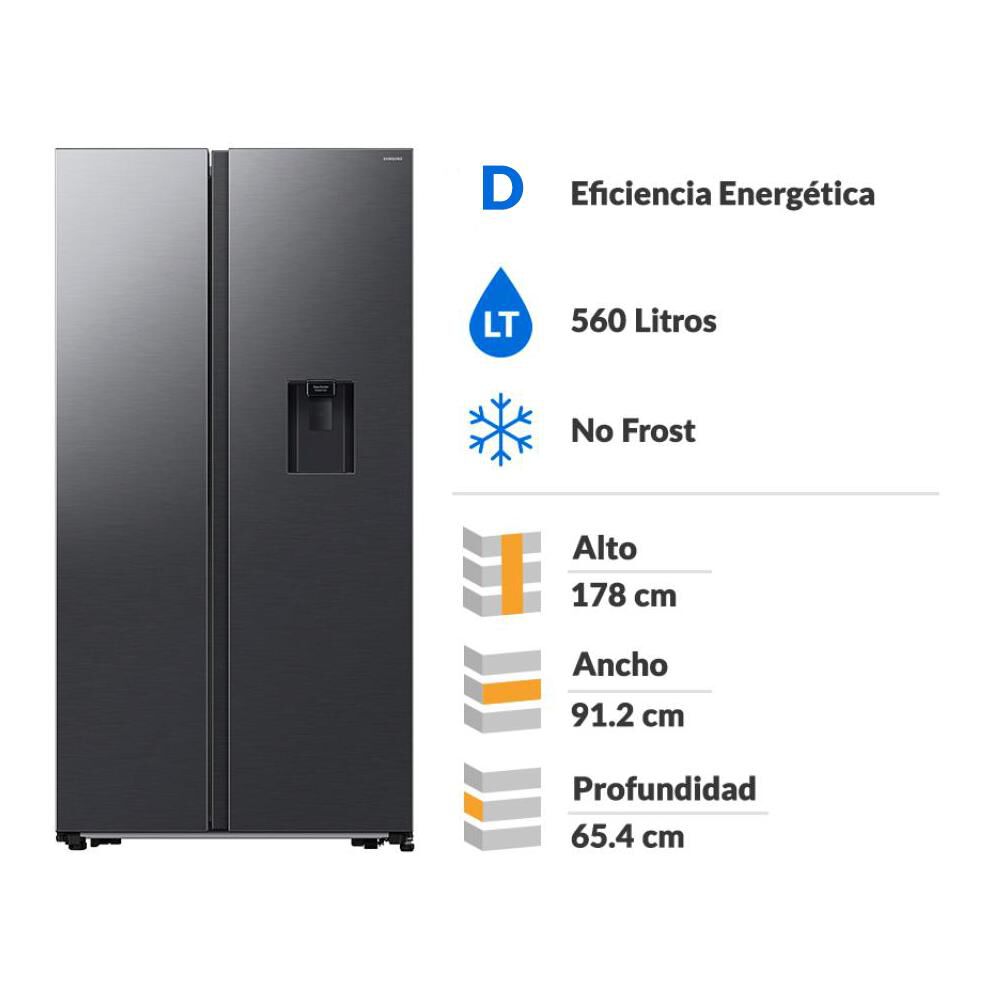 Refrigerador Side By Side Samsung RS57DG4100B4ZS / No Frost / 560 Litros / D image number 1.0